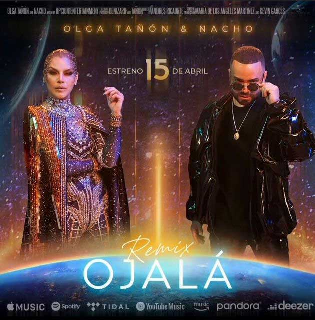 Olga Tañon y Nacho se unen en el remix de "Ojalá"